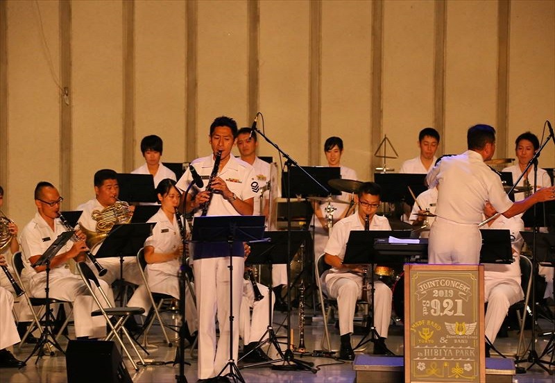 第２部海上自衛隊東京音楽隊のステージ