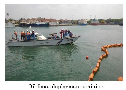 Oil fence deployment training