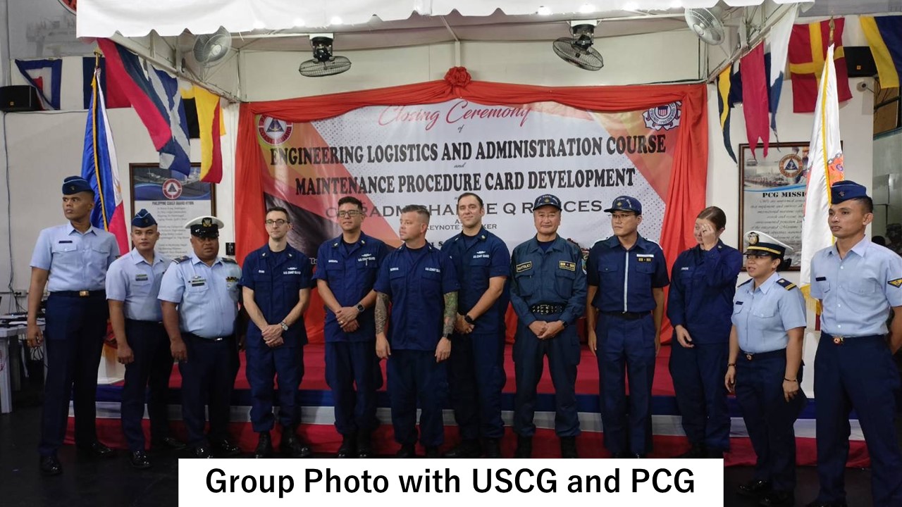 Group photo with USCG