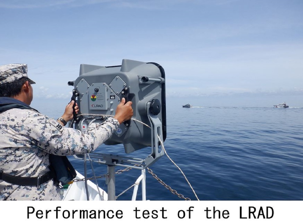 Performance test of the LRAD