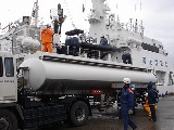 巡視船「あまぎ」搭載の軽油４０キロリットルを提供